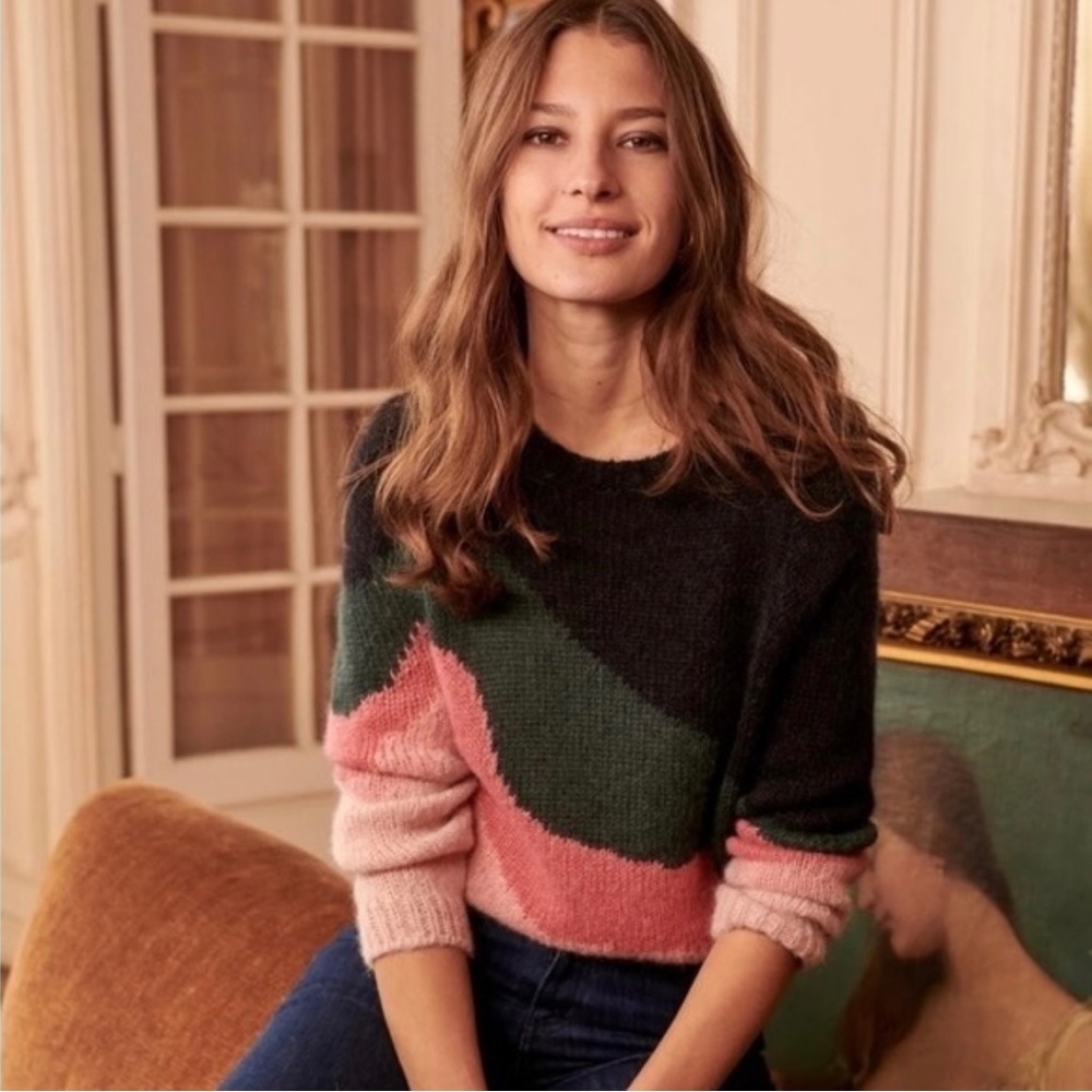 Sezane la maille small striped sweater